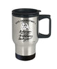 Military Lawyer Travel Mug Never Underestimate A Woman Who Is Also A Military Lawyer 14oz Stainless Steel