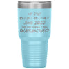 mKanth Personalized Quarantine Birthday Gift Tumbler The One Where I Was Quarantined