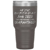 mKanth Personalized Quarantine Birthday Gift Tumbler The One Where I Was Quarantined