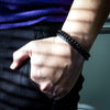 To My Godson Inspirational Gifts from Goddad, Life can be unfair but I will always be there, Encouragement Stone Leather Bracelets for Godson