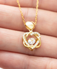 Womens Health Nurse Practitioner Wife Heart Knot Gold Necklace No One Should Underestimate A Woman Who Is Also A WHNP