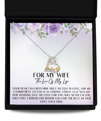Wife Necklace Your Heart Has Been Mine Since We Fell In Love Love Dancing Necklace