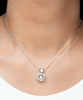 Unbiological Sister Heart Knot Silver Necklace Our Bond Started As Friendship But Evolved Into Sisterhood