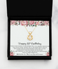 13th Birthday Heart Knot Gold Necklace Today You Enter A Year Where You Can Choose Whatever You Want To Be