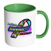 Mom Austism Awareness Mug White 11oz Accent Coffee Mugs