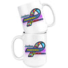 Mom Autism Awareness Mug 15oz White Coffee Mugs