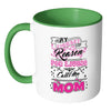 Mom Mug My Biggest Reason For White 11oz Accent Coffee Mugs