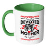 Mom Mug Photographer By Day Devoted Mother By White 11oz Accent Coffee Mugs