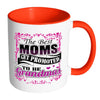 Mom Mug The Best Moms Get Promoted To Be Grandmas White 11oz Accent Coffee Mugs