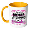 Mom Mug The Best Moms Get Promoted To Be Grandmas White 11oz Accent Coffee Mugs