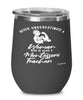 Montessori Teacher Wine Glass Never Underestimate A Woman Who Is Also A Montessori Teacher 12oz Stainless Steel Black