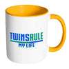 Mother Mug Twins Rule My Life White 11oz Accent Coffee Mugs