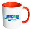 Mother Mug Twins Rule My Life White 11oz Accent Coffee Mugs