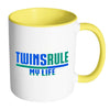 Mother Mug Twins Rule My Life White 11oz Accent Coffee Mugs