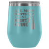 Mothers All Mom Wants Is A Silent Night And 12 oz Stainless Steel Wine Tumbler