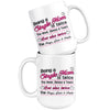 Mothers Mug Being a Single Mom is Twice the Work Stress 15oz White Coffee Mugs