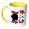 Mothers Mug Mom Life Is The Best Life White 11oz Accent Coffee Mugs