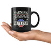 Mothers Mug Warning This Mom Is Protected By A Veteran 11oz Black Coffee Mugs