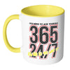 Motivational Mug How Bad Do You Want It White 11oz Accent Coffee Mugs