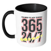 Motivational Mug How Bad Do You Want It White 11oz Accent Coffee Mugs