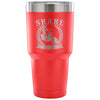 Motorcycle Biker Travel Mug Share The Road 30 oz Stainless Steel Tumbler