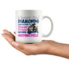 Motorcycle Mug Whoever Said Diamonds Are A Girls Best 11oz White Coffee Mugs