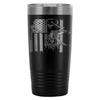 Motorcycle Patriot Travel Mug Biker USA Flag 20oz Stainless Steel Tumbler