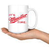 Mueller Mug Its Mueller Time 15oz White Coffee Mugs