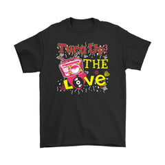 Music Lover Shirt Turn Up The Love Shirt Gildan Mens T-Shirt