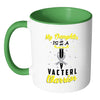 My Daughter Is A Vacterl Warrior White 11oz Accent Coffee Mugs