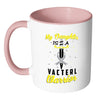 My Daughter Is A Vacterl Warrior White 11oz Accent Coffee Mugs