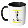 My Daughter Is A Vacterl Warrior White 11oz Accent Coffee Mugs