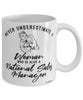National Sales Manager Mug Never Underestimate A Woman Who Is Also A National Sales Manager Coffee Cup White