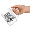 Nelson Mandela Mug Courage Was Not The Absence Of Fear 15oz White Coffee Mugs