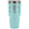 Nerd Travel Mug Geeks Will CTRL+S The World 30 oz Stainless Steel Tumbler