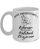 Network Engineer Mug Never Underestimate A Woman Who Is Also A Network Engineer Coffee Cup White