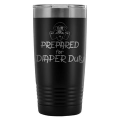 New Dad Insulated Coffee Travel Mug Diaper Duty 20oz Stainless Steel Tumbler