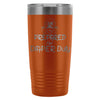 New Dad Insulated Coffee Travel Mug Diaper Duty 20oz Stainless Steel Tumbler