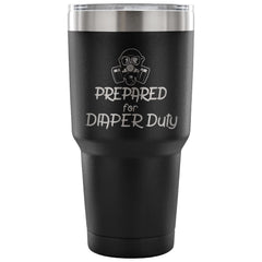 New Dad Insulated Coffee Travel Mug Diaper Duty 30 oz Stainless Steel Tumbler