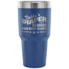 New Dad Travel Mug Daddy's Diaper Service 30 oz Stainless Steel Tumbler