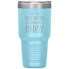 New Dad Tumbler For Father Only The Best Hubby Get Promoted To Daddy Laser Etched 30oz Stainless Steel Tumbler