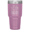 New Dad Tumbler For Father Only The Best Hubby Get Promoted To Daddy Laser Etched 30oz Stainless Steel Tumbler