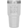 New Dad Tumbler For Father Only The Best Hubby Get Promoted To Daddy Laser Etched 30oz Stainless Steel Tumbler