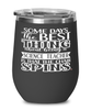 Funny Science Teacher Wine Glass Some Days The Best Thing About Being A Science Teacher is 12oz Stainless Steel Black