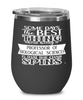 Funny Professor of Biological Sciences Wine Glass Some Days The Best Thing About Being A Prof of Biological Sciences is 12oz Stainless Steel Black