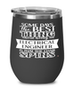 Funny Electrical Engineer Wine Glass Some Days The Best Thing About Being An Electrical Engineer is 12oz Stainless Steel Black