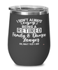 Funny Family & Divorce Lawyer Wine Glass I Dont Always Enjoy Being a Retired Family & Divorce Lawyer Oh Wait Yes I Do 12oz Stainless Steel Black
