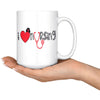 Nurse Mug I Love Nursing 15oz White Coffee Mugs