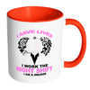 Nurse Mug I Save Lives I Work The Night Shift White 11oz Accent Coffee Mugs