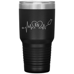 Nurse Tumbler RN Registered Nurse Heart Laser Etched 30oz Stainless Steel Tumbler